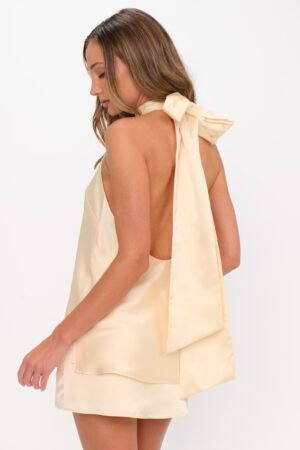 Lisa Top ~ Buttercream Luxe Satin